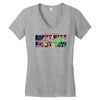 where else would you rather be than right here right now Women's V-Neck T-Shirt