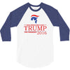 trump for president 2016 make america great again 3/4 Sleeve Shirt