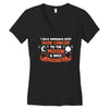 I Love Someone with Skin Cancer to The Moon and Back to Infinity Women's V-Neck T-Shirt