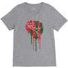 black power V-Neck Tee