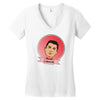 c ronaldo Women's V-Neck T-Shirt