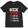 Sex Yes Please V-Neck Tee