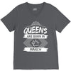 Queens Are Born In March V-Neck Tee