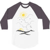 on the top (mountain) 3/4 Sleeve Shirt