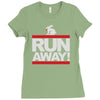 run away rabbit Ladies Fitted T-Shirt