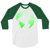 Earth Themed Funny 3/4 Sleeve Shirt