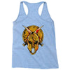 skull spartan Racerback Tank