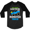 monster truck shirt for boys toddlers 3/4 Sleeve Shirt