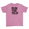 run the trap mens trap music t shirt dope swag hipster flosstradamus t Youth Tee