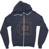 coffee Zipper Hoodie