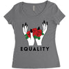 Equality Women's Triblend Scoop T-shirt