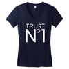 trust no Women's V-Neck T-Shirt