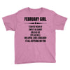 Super February Girl Youth Tee
