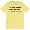 im not an alcoholic im a drunk t shirt x large funny beer pong keg par T-Shirt