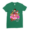 paw patrol birthday girl dad Ladies Fitted T-Shirt