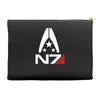 mass effect  alliance n7 logo Accessory Pouches