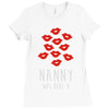 nanny was here Ladies Fitted T-Shirt