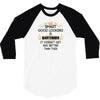 Smart Good Looking Bartender Doesnt Get Better Than 3/4 Sleeve Shirt
