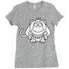 no you are not cool Ladies Fitted T-Shirt