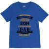 Super Cool Son Of A Freaking Awesome Dad V-Neck Tee