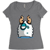 monster Women's Triblend Scoop T-shirt