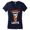 pumpkin spice latte Women's V-Neck T-Shirt