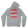 injustice anywhere is a threat Unisex Hoodie
