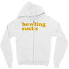 bowling sucks Zipper Hoodie