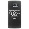 Guccify Yourself White Black White Samsung Galaxy S7 Edge