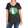 boxers support parkinson's awareness Ladies Curvy T-Shirt