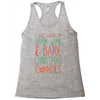 i just want to drink wine &amp; bake christmas cookies Racerback Tank