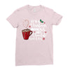 it's a christmas movies and hot chocolate kind of day Ladies Fitted T-Shirt