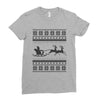 ugly santa claus Ladies Fitted T-Shirt