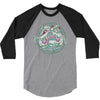 angry bulldog 3/4 Sleeve Shirt