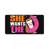 She Wants The D Dunkin Donuts License Plate