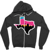 san antonio skyline spurs Zipper Hoodie