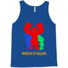 wreck it ralph silhouette Tank Top