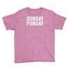 sunday funday party funny tee Youth Tee