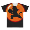 Kid Goku Kamehameha 4 Star All Over Men's T-shirt