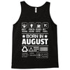 Born In August Tank Top