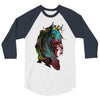 zombie horse new 3/4 Sleeve Shirt