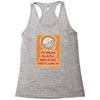 i'm smiling because i have no idea what's going on Racerback Tank