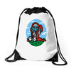 little mummra after a rough day Drawstring Bags