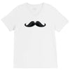 mustache V-Neck Tee