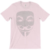 v for vendetta mask guy fawkes cool girls womens cotton t shirt dw01 T-Shirt