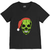 santa clous skeleton V-Neck Tee