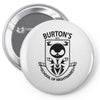 burton's school of nightmares Pin-back button