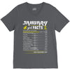 January Girl Facts Capricorn V-Neck Tee