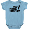 huge pen Baby Bodysuit