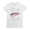 Piano And Music Ladies Fitted T-Shirt